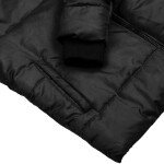 Salvador hooded black puffer jacket mens