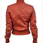 Top Gun MA-1 Rust Women's Bomber Jacket