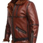 Men’s RAF British Shearling Aviator Jacket