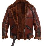 Men’s RAF British Shearling Aviator Jacket