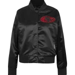 San Francisco 49ers Black Satin Jacket