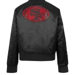 San Francisco 49ers Black Satin Jacket