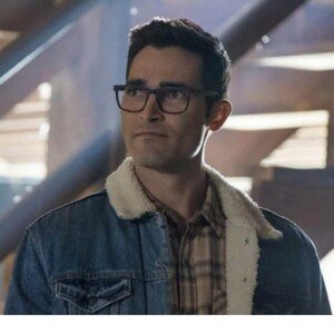 Superman and Lois Clark Kent Shearling Denim Jacket