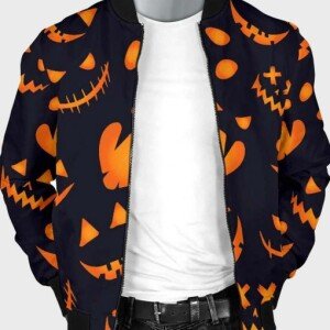 Halloween Pumpkins Pattern Jacket