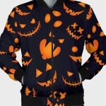 Halloween Pumpkins Pattern Jacket