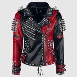 Studded Ladies Halloween Metal Spike Jacket