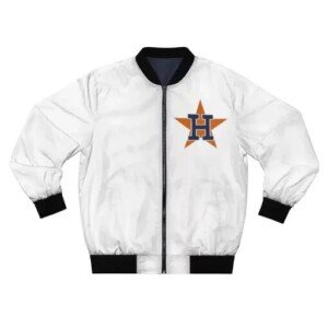 Houston Astros White Bomber Jacket