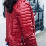 Women's Boda Style Quilted Red Jacket