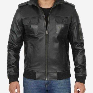 Men’s Vintage Bomber Leather Jacket