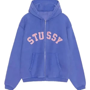 Stussy Faded Graphic Zip Hoodie