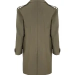 Taylor Swift Dinner Night Green Stripped Trench Coat