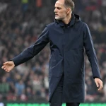 Thomas Tuchel Blue Hooded Coat