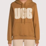 UGG Rey Fuzzy Logo Hoodie