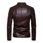 Men’s Biker Faux Leather Jacket