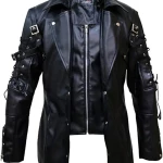 Men Punk Rave Poison Black Jacket