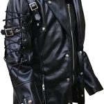 Men Punk Rave Poison Black Jacket