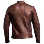 Men’s Antique Brown Leather Jacket