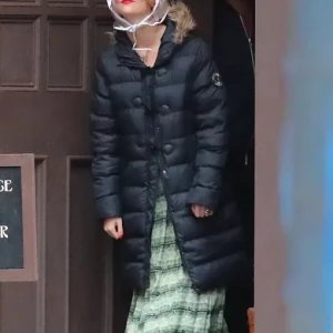 Peaky Blinders Anya Taylor Joy Puffer Coat