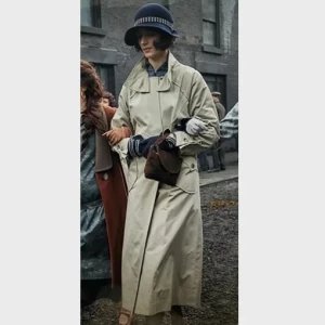 Peaky Blinders Lizzie Shelby Beige Coat