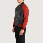 Mens Leather Varsity Jacket