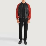 Mens Leather Varsity Jacket