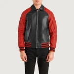 Mens Leather Varsity Jacket