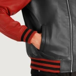 Mens Leather Varsity Jacket
