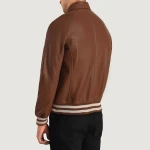 Mens Leather Varsity Jacket