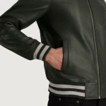 Mens Leather Varsity Jacket