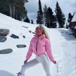 Women's Pink Puffer Jacket