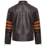 X-Men Wolverine Brown Leather Jacket