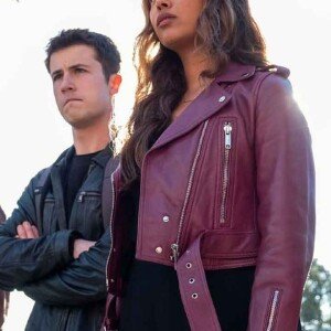 13 Reasons Why Alisha Boe Leather Jacket