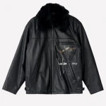 Yung Lean World Affairs Leather Jacket