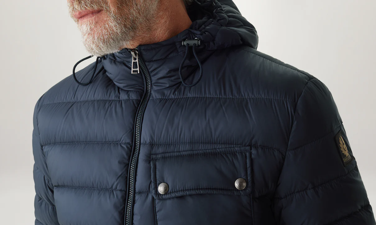 Quilted Puffer Jacket With Hood