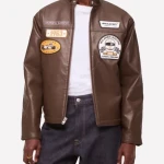 Abercrombie McLaren Leather Racer Jacket