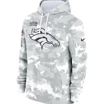 Denver Broncos Arctic Camo Salute to Service Hoodie