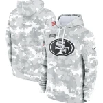 Arctic Camo San Francisco 49ers Salute to Service Club Hoodie