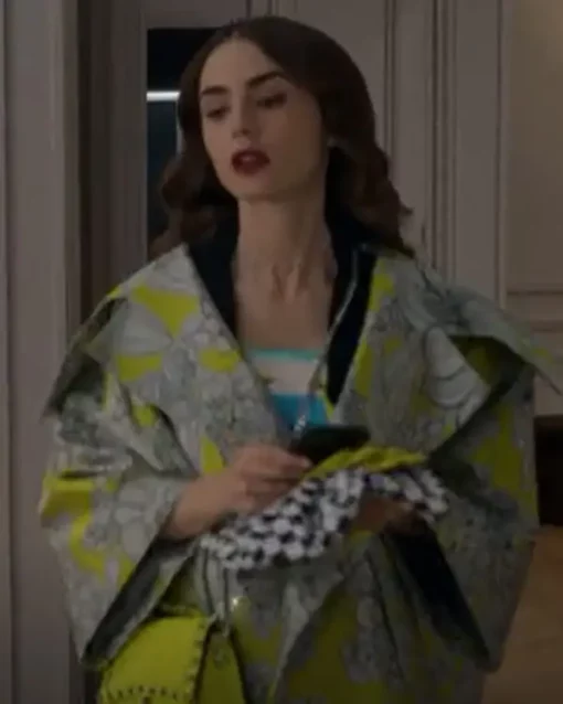 Emily in Paris S02 Emily Cooper Floral Coat