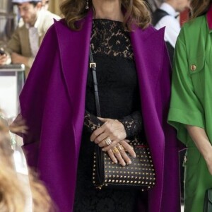 Emily in Paris Sylvie Purple Wool Coat