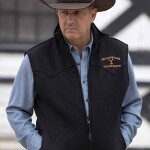 Kevin Costner Yellowstone John Dutton Black Cotton Vest