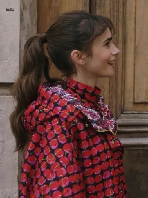 Lily Collins Emily In Paris S03 Cherries Jacket