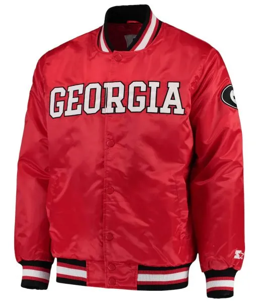 Starter Georgia Bulldogs Red Jacket