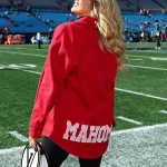 Brittany Mahomes Red Jacket