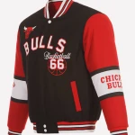 Chicago Bulls Full-Zip Wool Jacket