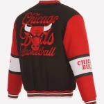 Chicago Bulls Full-Zip Wool Jacket