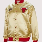 Chicago Bulls Mitchell & Ness Lightweight Satin Jacket
