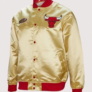 Chicago Bulls Mitchell & Ness Lightweight Satin Jacket