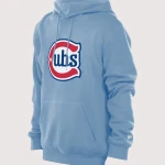 Chicago Cubs New Era Light Blue Hoodie