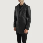 Mens Classmith Brown Leather Coat