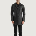 Mens Classmith Brown Leather Coat